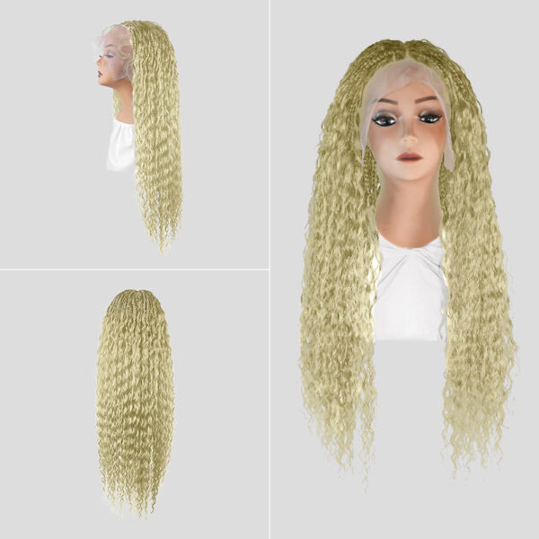 Micro Boho Itallain Deep Wave Box Braided Wig - Image 6